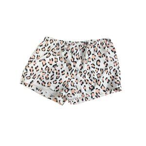 Shein Girl's White Cheetah Print Casual Shorts size 150 (11-12)
